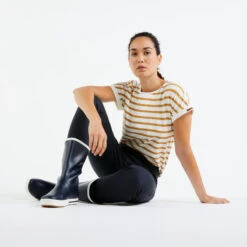 Tribord Bottes Caoutchouc Adulte SAILING 500 Navy -Matériel De Pêche bottes caoutchouc adulte sailing 500 navy 2