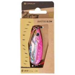 Casting Jig BIASTOS SLOW 60gr ROSE Pêche Au Leurre En Mer -Matériel De Pêche casting jig biastos slow 60gr rose peche au leurre en mer 2