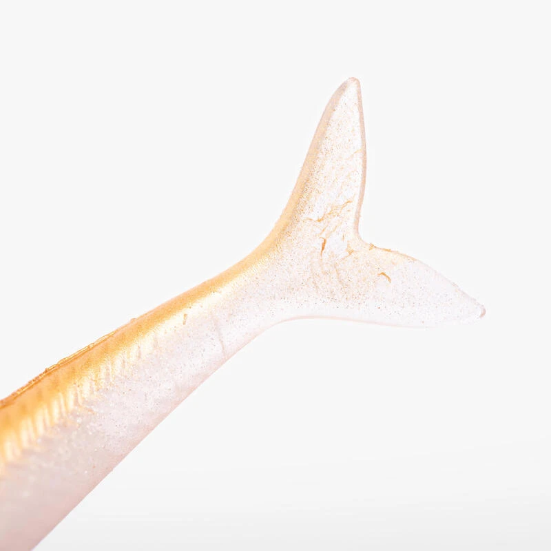 COMBO Leurres Souples Slug Lançon SLUGEELO 130 10gr Doré/Blanc 9 COMBO Leurres Souples Slug Lançon SLUGEELO 130 10gr Doré/Blanc – Image 9