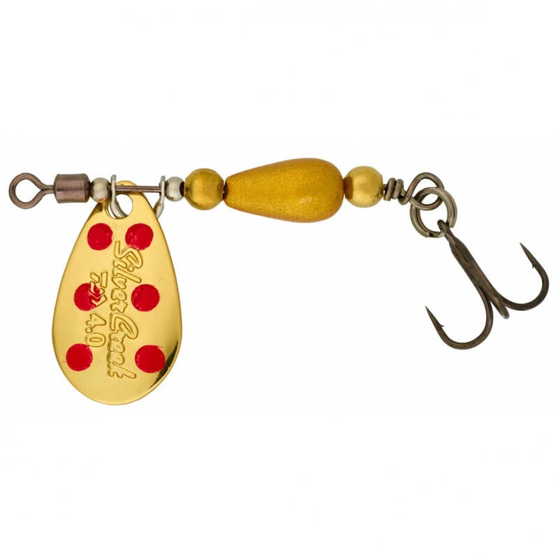 Cuiller Tournante Daiwa Silvercreek Spinner 6g (Gold/Red Dots) 1 Cuiller Tournante Daiwa Silvercreek Spinner 6g (Gold/Red Dots)