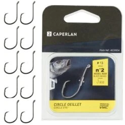 Hameçon A Oeillet HOOK CIRCLE EYE Pêche En Mer -Matériel De Pêche hamecon a oeillet hook circle eye peche en mer 6