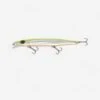 Jerkbait Pêche Au Leurre En Mer JERKUDA 170F Blanc Fluo
