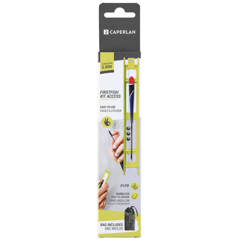 KIT LIGNES MONTEES ET ACCESSOIRES POUR LES CANNES FIRSTFISH 5M. 1 KIT LIGNES MONTEES ET ACCESSOIRES POUR LES CANNES FIRSTFISH 5M.