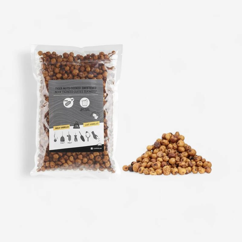 Noix Tigrées Cuites Parfum Lait Vanille 1kg Graines Pêche De La Carpe 1 Noix Tigrées Cuites Parfum Lait Vanille 1kg Graines Pêche De La Carpe