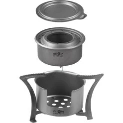 Origin Outdoors Multi-Cuisinière En Titane - Bushcraft Titan -Matériel De Pêche origin outdoors multi cuisiniere en titane bushcraft titan 6