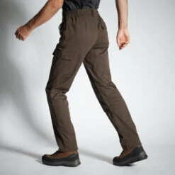 PANTALON CARGO RESISTANT STEPPE 300 MARRON -Matériel De Pêche pantalon cargo resistant steppe 300 marron 2