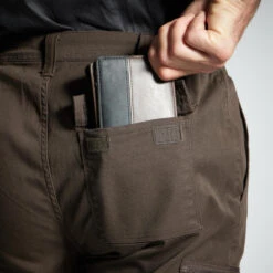 PANTALON CARGO RESISTANT STEPPE 300 MARRON -Matériel De Pêche pantalon cargo resistant steppe 300 marron 7