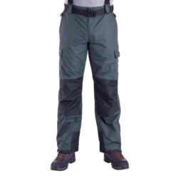 Pantalon De Pêche Imperméable 500 Gris -Matériel De Pêche pantalon de peche impermeable 500 gris 2