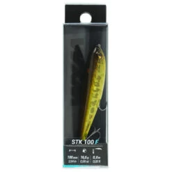 POISSON NAGEUR STICKBAIT WXM STK 100 F BLACK BASS -Matériel De Pêche poisson nageur stickbait wxm stk 100 f black bass 3