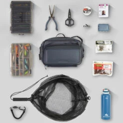 Sac à Bandoulière / Ceinture De Pêche 500 12L 12 Sac à Bandoulière / Ceinture De Pêche 500 12L -Matériel De Pêche sac a bandouliere ceinture de peche 500 12l 2