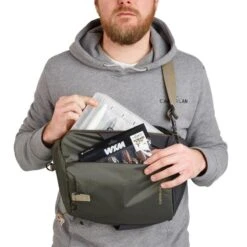 Sac à Bandoulière De Pêche 9L - Sling Bag 100 Kaki -Matériel De Pêche sac a bandouliere de peche 9l sling bag 100 kaki 6