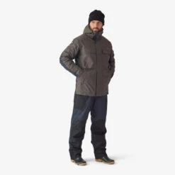 Salopette De Pêche Imperméable Chaude Homme - FO 500 TH Grise -Matériel De Pêche salopette de peche impermeable chaude homme fo 500 th grise 7