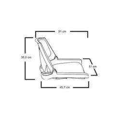 SIÈGE PILOTE RABATTABLE COUSSIN GRIS -Matériel De Pêche siege pilote rabattable coussin gris 6
