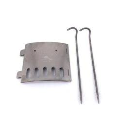 Toaks Ti Stand-Titanium Réchaud à Alcool Double Support Et Ecran Anti-Vent -Matériel De Pêche toaks ti stand titanium rechaud a alcool double support et ecran anti vent 3